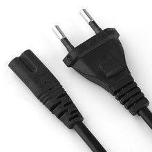 Load image into Gallery viewer, 2 Prong Style EU Notebook Power Cord, Cable Length: 1.5m, 1.5m