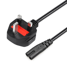Load image into Gallery viewer, 1.5m 2 Prong Style Big UK Notebook Power Cord, Big UK Plug, Length:1.5m