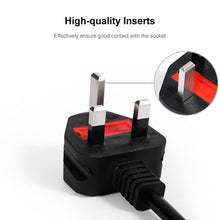 Load image into Gallery viewer, 1.5m 2 Prong Style Big UK Notebook Power Cord, Big UK Plug, Length:1.5m