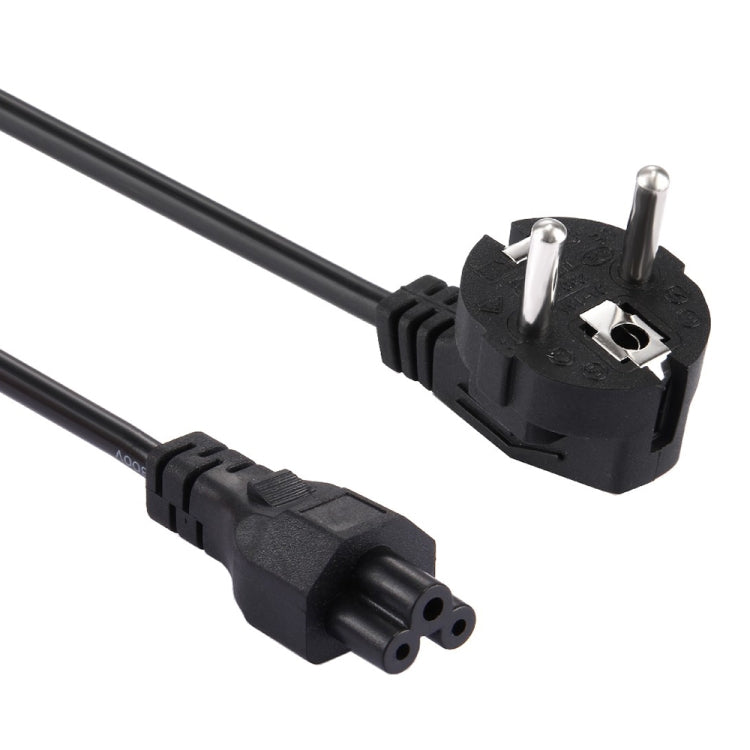 1.5m 3 Prong Style EU Notebook Power Cord, EU Plug, Length:1.5m