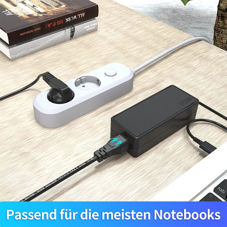 1.5m 3 Prong Style EU Notebook Power Cord, EU Plug, Length:1.5m