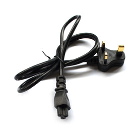 1.2m 3 Prong Style Small UK Notebook Power Cord, Small UK Plug, Length: 1.2m