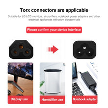 Load image into Gallery viewer, 1.8m 3 Prong Style Big UK Notebook Power Cord, Big UK Plug, Length: 1.8m