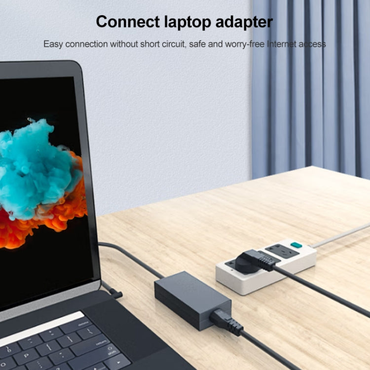 High Quality 3 Prong Style EU Notebook AC Power Cord, Length: 1.8m, 3 Prong Style EU Plug, Length: 1.8m