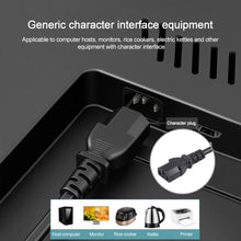Load image into Gallery viewer, EU Plug Computer PC Power Cord 3 Pin Cable, Length: 1.8m, 1.8m x 1.5