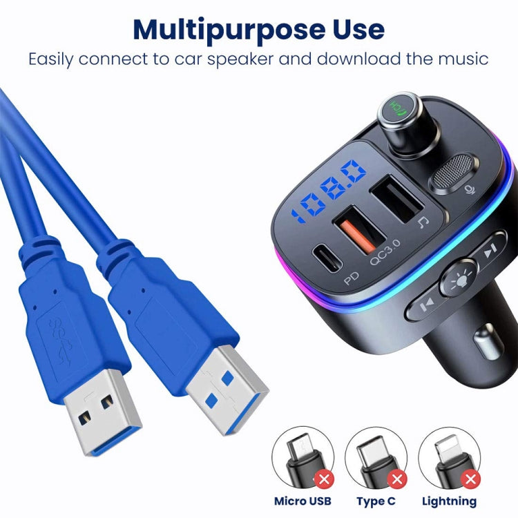 USB 3.0 A Male to A Male AM-AM Extension Cable, Length: 1.8m, Length: 1.8m