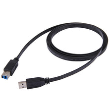 Load image into Gallery viewer, USB 3.0 AM to BM Cable, length: 1.8m, Length: 1.8m (Black)