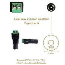 Load image into Gallery viewer, 10 PCS CCTV DC Power Female Jack Connector