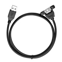 Load image into Gallery viewer, USB 2.0 AM to AF Mount Panel Cable, Length: 90cm, AM to AF, Length: 90cm