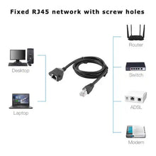 Load image into Gallery viewer, RJ45 Female to Male Cat Network Extension Cable, Length: 1.5m, 1.5m RJ45 Male