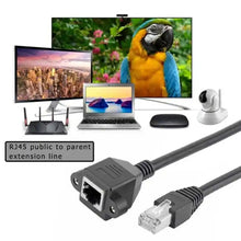 Load image into Gallery viewer, RJ45 Female to Male Cat Network Extension Cable, Length: 1.5m, 1.5m RJ45 Male