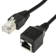 Load image into Gallery viewer, RJ45 Female to Male Cat Network Extension Cable, Length: 30cm, 30cm RJ45 Male