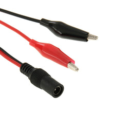 Load image into Gallery viewer, 5.5 x 2.1mm Female Power Plug Alligator Clip Test Lead Cable