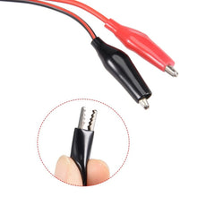 Load image into Gallery viewer, 5.5 x 2.1mm Female Power Plug Alligator Clip Test Lead Cable