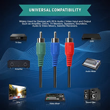 Load image into Gallery viewer, AV 3 RGB Male To 3 RGB Male Cable, Length: 1.5m