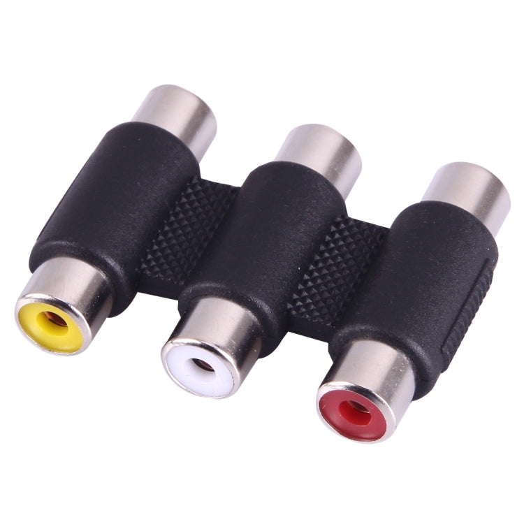Female to Female AV 3 RCA Audio Video Coupler Adapter, 3 RCA AV Female to Female