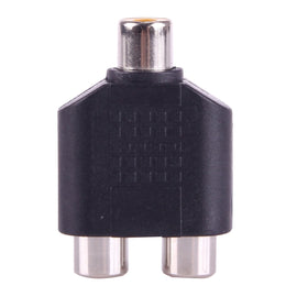 1 RCA Female to 2 RCA Female Adapter, 1 RCA Female to 2 RCA Female