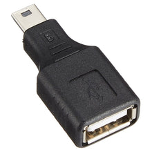 Load image into Gallery viewer, Mini USB Male to USB 2.0 Female Adapter with OTG Function, USB Female