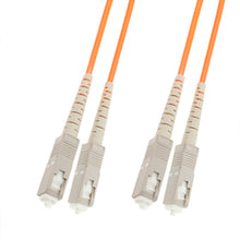 Load image into Gallery viewer, SC-SC Dual-Core Multi Mode Fiber Optic Jumper