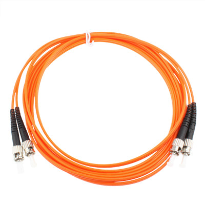 ST-ST Dual-Core Multi Mode Fiber Optic Jumper, Dual-Core Multi Mode