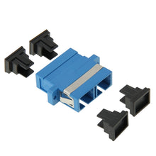 Load image into Gallery viewer, SC-SC Multimode Duplex Fiber Flange / Connector / Adapter / Lotus Root Device, Multimode Duplex