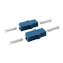 Load image into Gallery viewer, 5pcs LC-LC Single-Mode Simplex Fiber Flange / Connector / Adapter / Lotus Root Device, Simplex Fiber Flange
