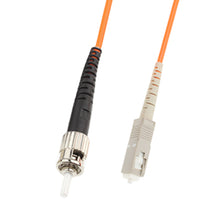 Load image into Gallery viewer, SC-ST Single-Core Multi Mode Fiber Optic Jumper,Length: 3m, Single-Core Multi Mode
