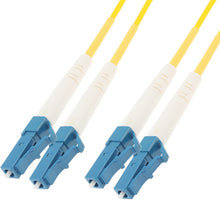 Load image into Gallery viewer, LC-LC Dual-Core Single Mode Fiber Optic Jumper,Length: 3m, Dual-Core Single Mode