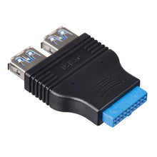 Load image into Gallery viewer, 2 x USB 3.0 AF to 20 Pin Adapter, Adapter