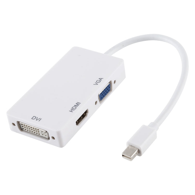 3 in 1 Mini DisplayPort Male to HDMI + VGA + DVI Female Adapter Converter for Mac Book Pro Air, Cable Length: 18cm, Mini DP to HDMI+VGA+DVI (Good)