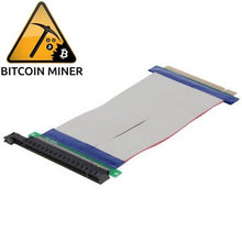 Load image into Gallery viewer, PCI Express 16X Riser Card Extender Flexible Extension Cable Ribbon Adapter, Cable Length: 15cm, 16X Length: 15cm