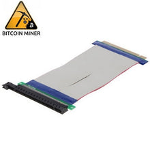 Load image into Gallery viewer, PCI Express 16X Riser Card Extender Flexible Extension Cable Ribbon Adapter, Cable Length: 15cm, 16X Length: 15cm