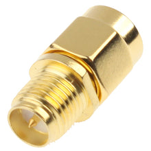 Load image into Gallery viewer, SMA Male to RP-SMA Female Adapter (Gold Plated), SMA Male to RP-SMA Female