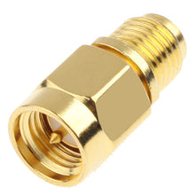 Load image into Gallery viewer, SMA Male to RP-SMA Female Adapter (Gold Plated), SMA Male to RP-SMA Female