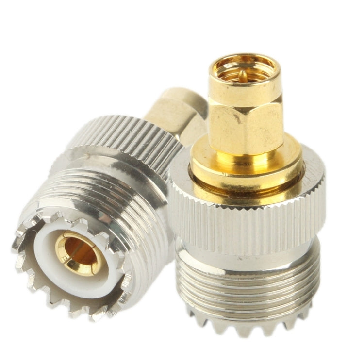 Coaxial RF SMA-J to SL-16 / SMA Male to M (UHF) Adapter, RF SMA-J to SL-16