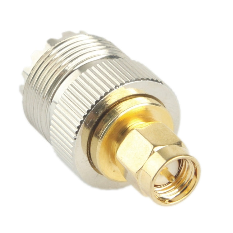 Coaxial RF SMA-J to SL-16 / SMA Male to M (UHF) Adapter, RF SMA-J to SL-16