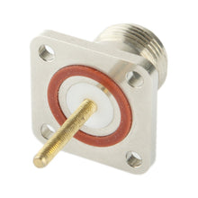 Load image into Gallery viewer, Coaxial RF N Female Adapter with Square Plate