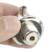 Load image into Gallery viewer, UHF Female Elbow Adapter Connected RG58 RG142 LMR195 Cable, UHF Female Elbow RG142