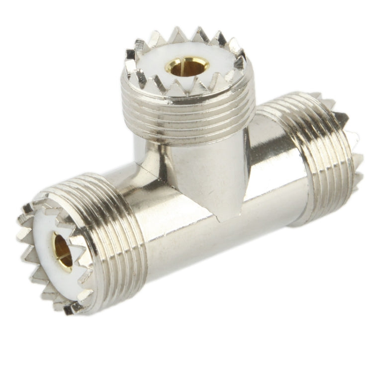 UHF Female to 2 x UHF Female Adapter, UHF Female
