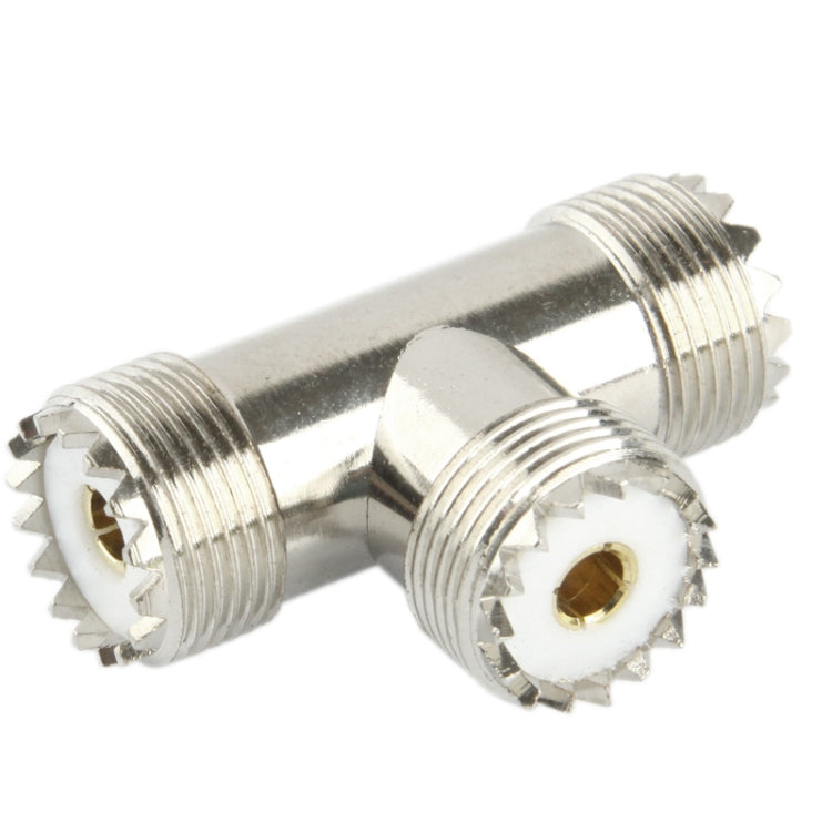 UHF Female to 2 x UHF Female Adapter, UHF Female