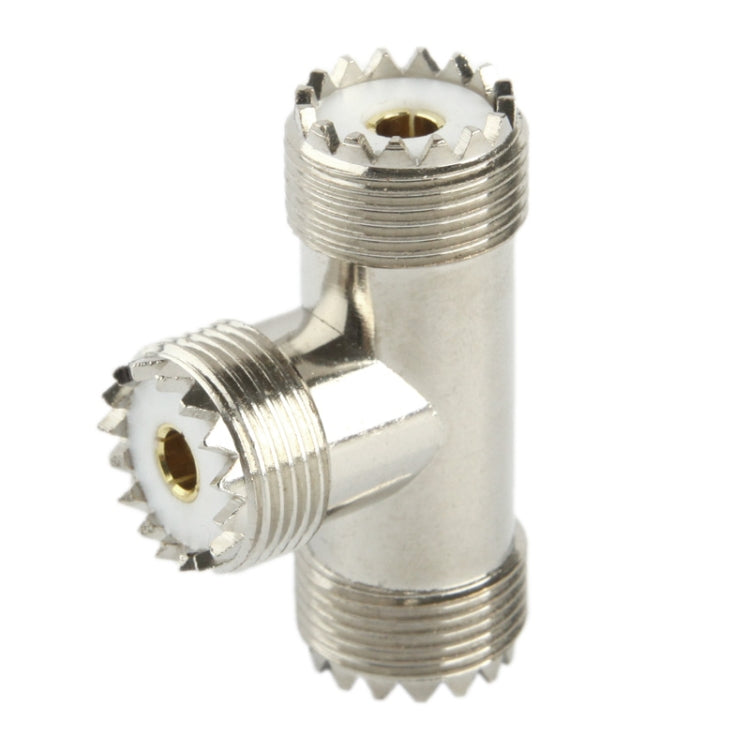 UHF Female to 2 x UHF Female Adapter, UHF Female