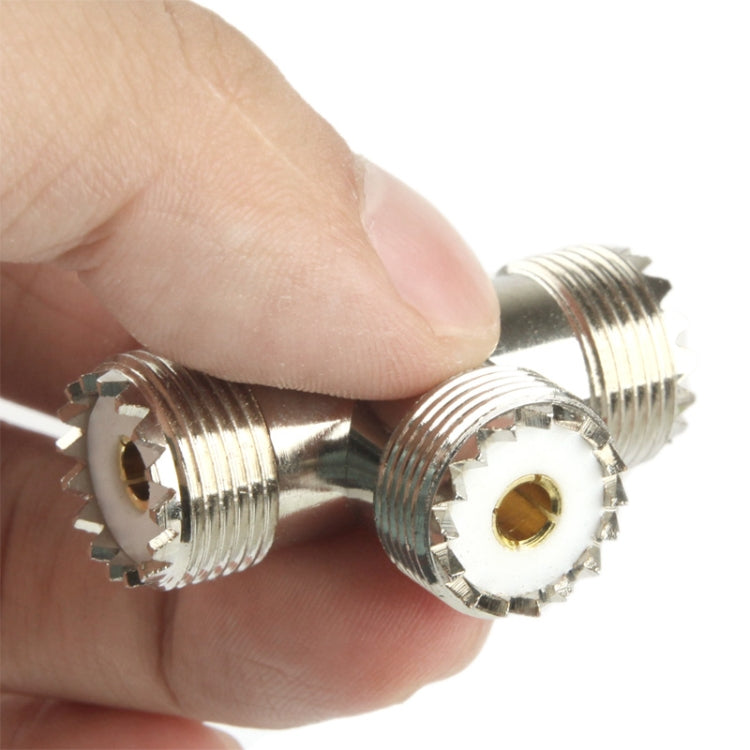 UHF Female to 2 x UHF Female Adapter, UHF Female