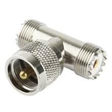 Load image into Gallery viewer, UHF Male to 2 x UHF Female Adapter, UHF Male