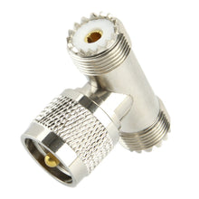 Load image into Gallery viewer, UHF Male to 2 x UHF Female Adapter, UHF Male