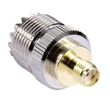 Load image into Gallery viewer, Coaxial SMA Female to UHF Female Adapter, SMA Female to UHF Female