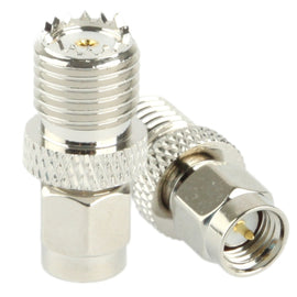 Coaxial SMA Male to Mini UHF Female Adapter, SMA Male to Mini UHF Female