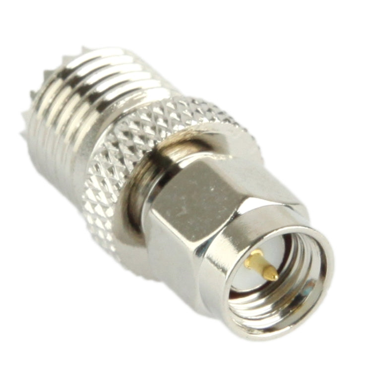 Coaxial SMA Male to Mini UHF Female Adapter, SMA Male to Mini UHF Female