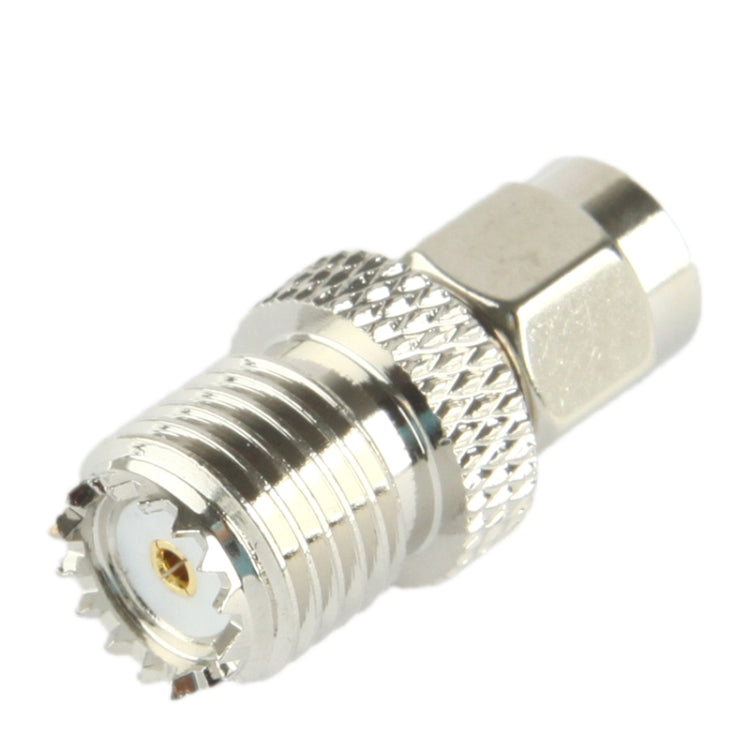 Coaxial SMA Male to Mini UHF Female Adapter, SMA Male to Mini UHF Female