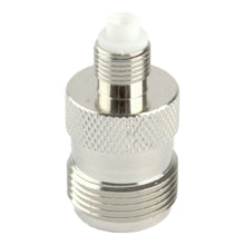 Load image into Gallery viewer, Coaxial RF FME Female to N Female Adaptor, N Female
