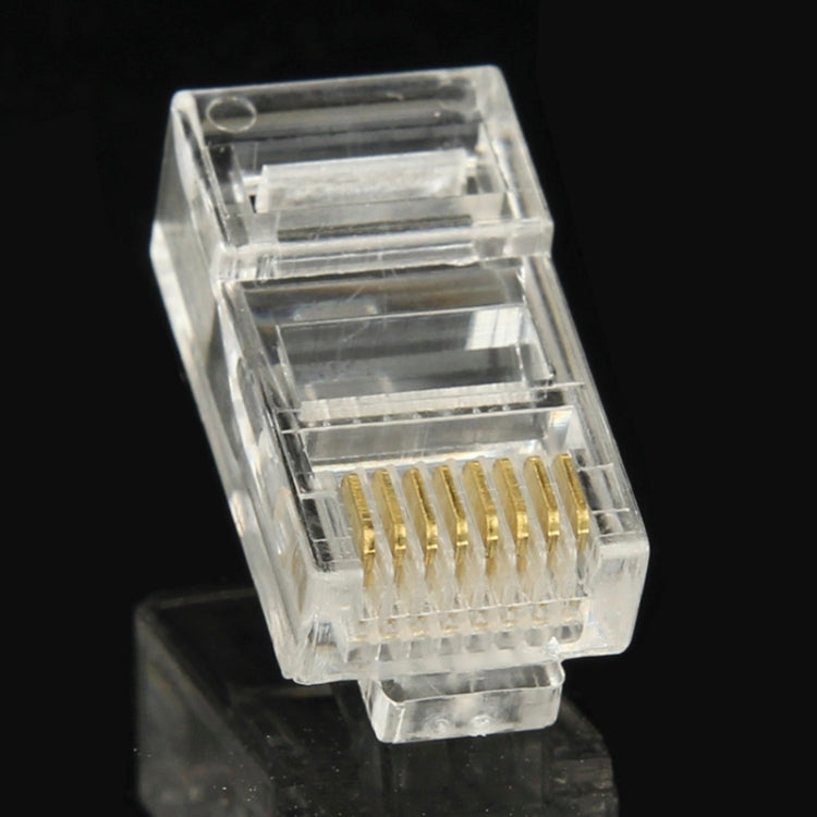 100pcs /Pack High-Performance RJ45 Connector Modular Plug, Gold: 3u 3 Feet, Gold: 3u 3 Feet